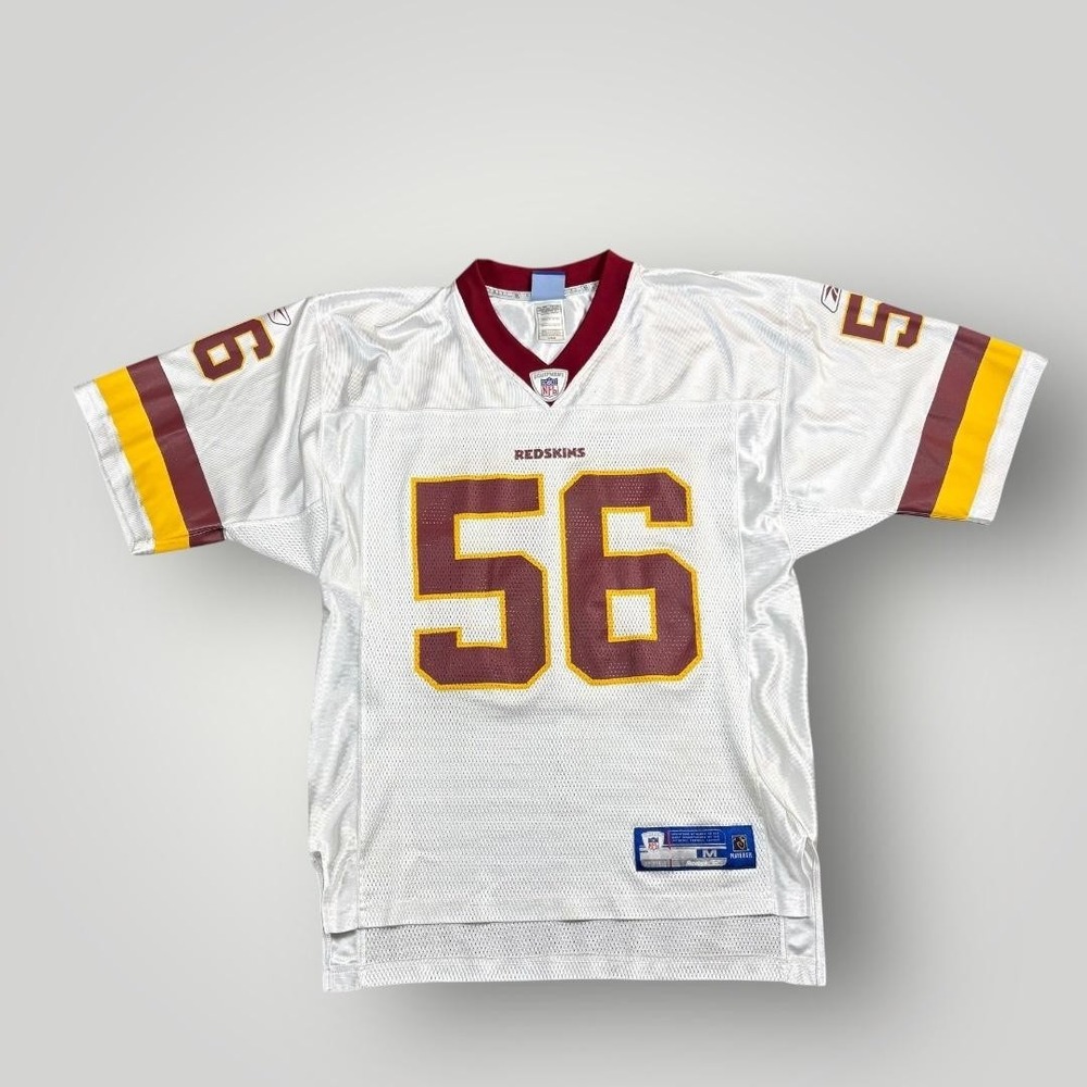 Vintage Washington Redskins Jersey‎ Mens Medium White NFL 56 Arrington Reebok